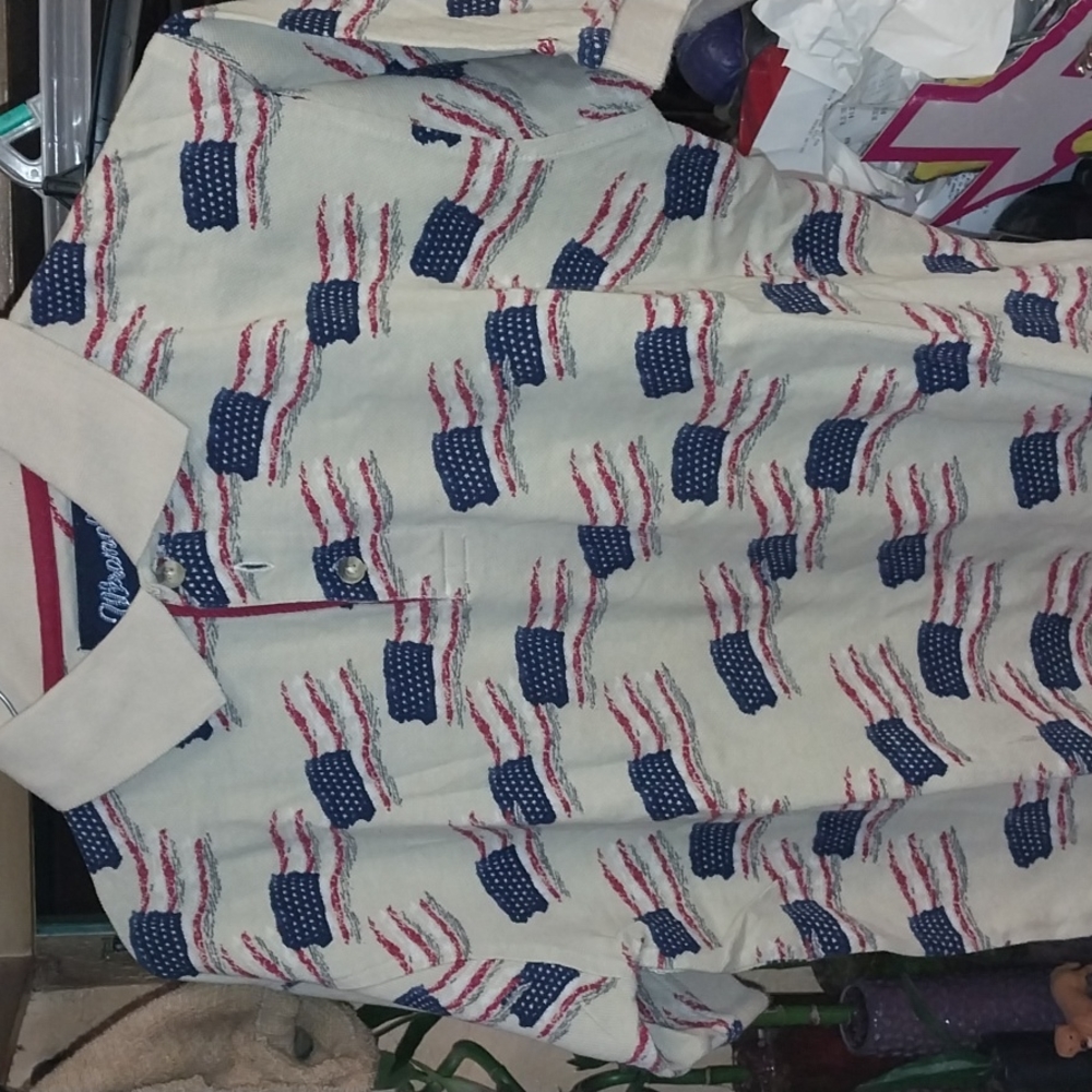 Vintage wrangler western polo shirt